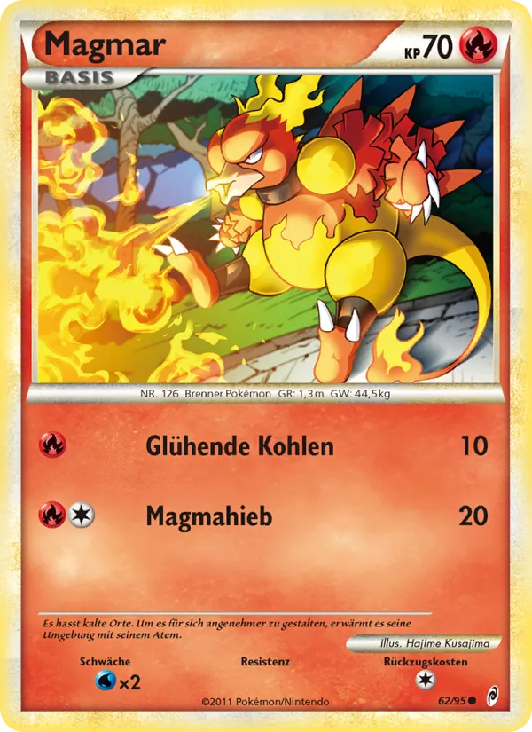 Magmar Ruf der Legenden 62/95