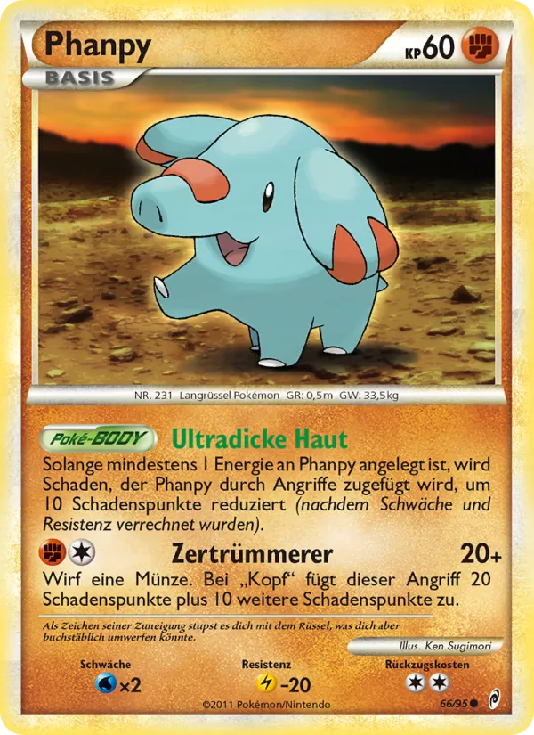 Phanpy Ruf der Legenden 66/95