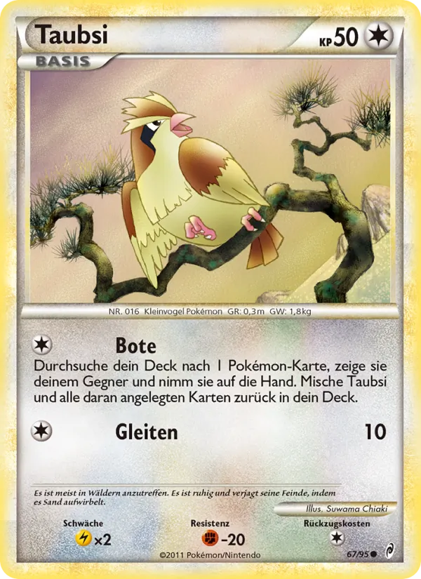 Taubsi Ruf der Legenden 67/95