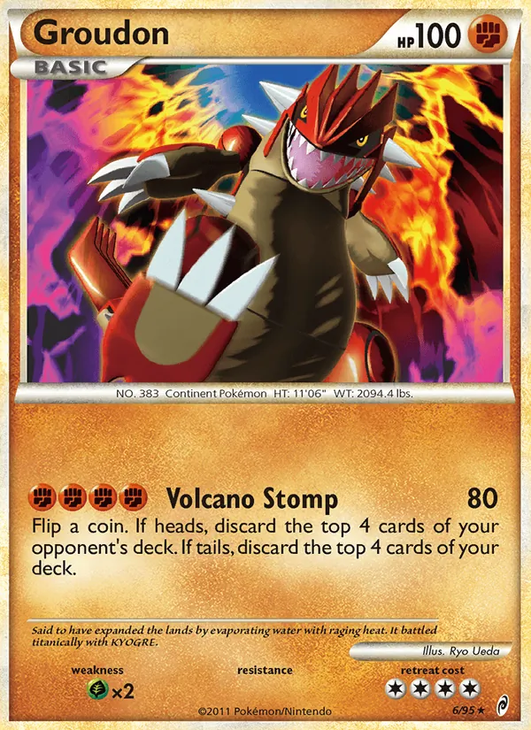 Groudon Call of Legends 6/95