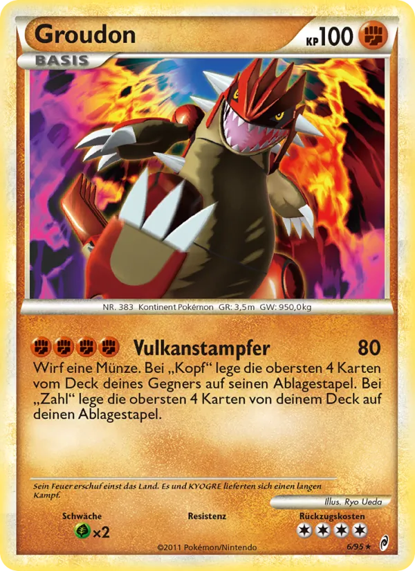 Groudon Ruf der Legenden 6/95