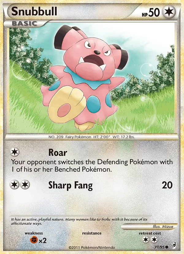 Snubbull Richiamo delle Leggende 71/95