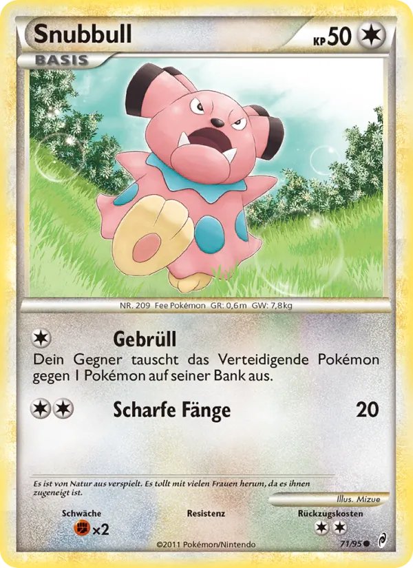 Snubbull Ruf der Legenden 71/95