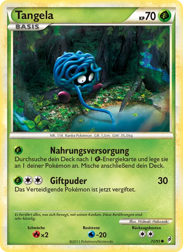 Tangela Ruf der Legenden 72/95