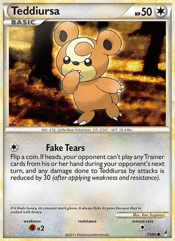 Teddiursa L'appel des Légendes 73/95