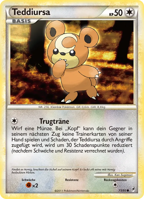 Teddiursa Ruf der Legenden 73/95