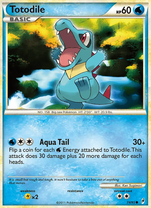 Totodile Richiamo delle Leggende 74/95