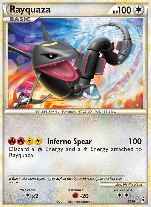 Rayquaza L'appel des Légendes SL10/95