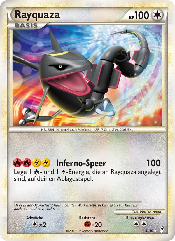 Rayquaza Ruf der Legenden SL10/95