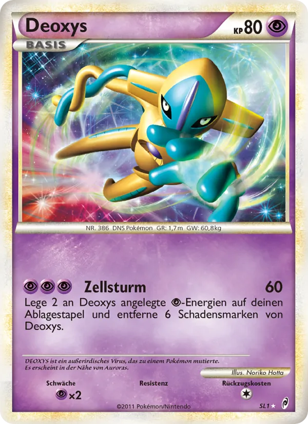 Deoxys Ruf der Legenden SL1/95
