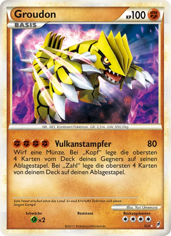 Groudon Ruf der Legenden SL4/95