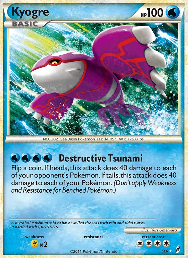 Kyogre Call of Legends SL6/95