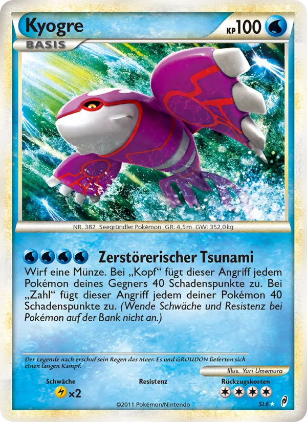 Kyogre Ruf der Legenden SL6/95