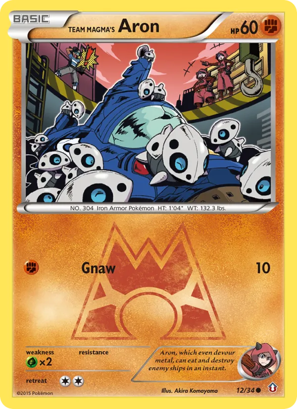 Team Magma's Aron Double Crisis 12/34