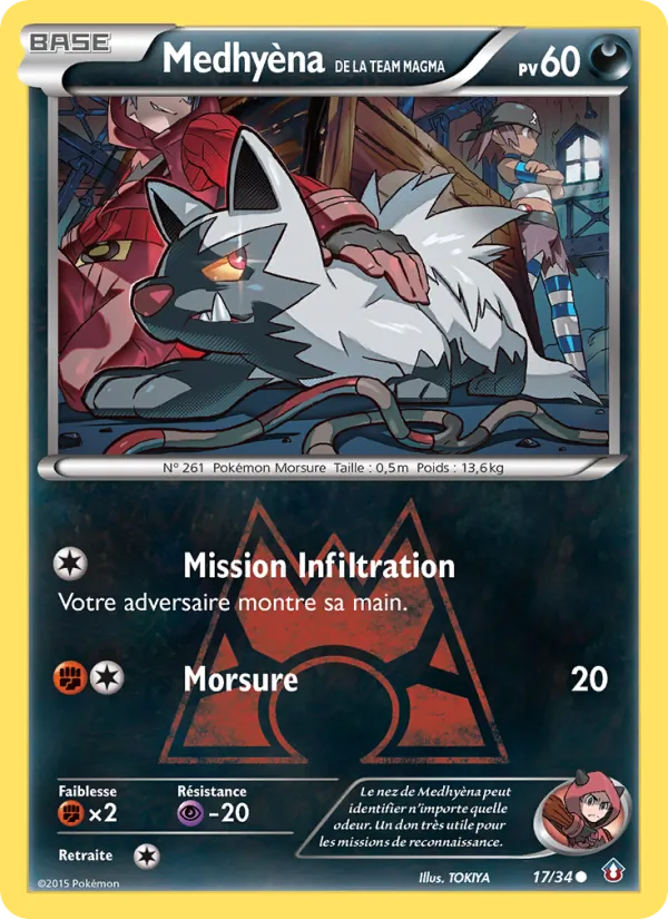 Medhyèna de la Team Magma Double Danger 17/34