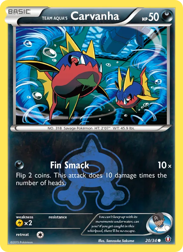 Team Aqua's Carvanha Double Crisis 20/34