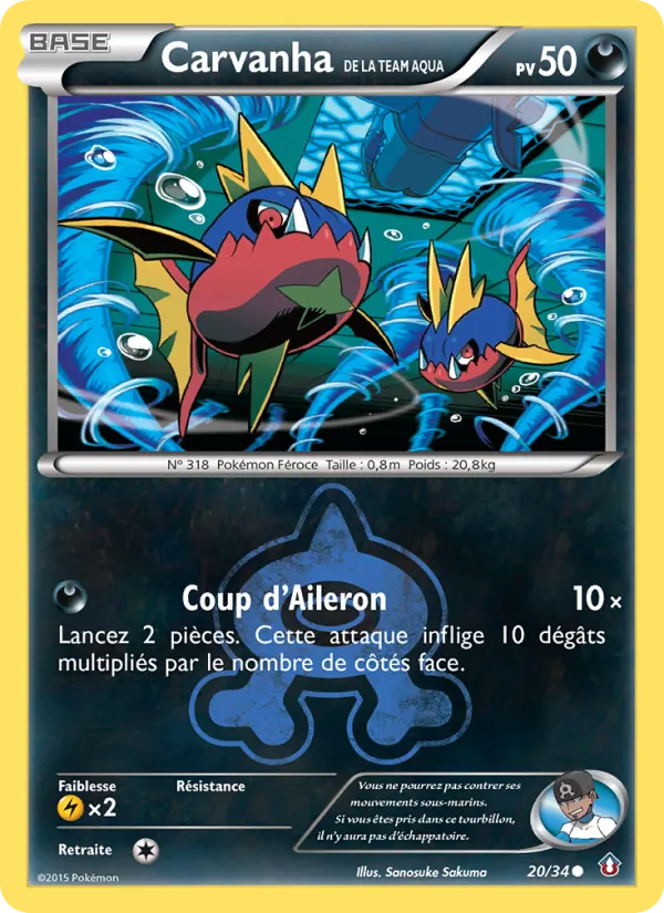 Carvanha de la Team Aqua Double Danger 20/34
