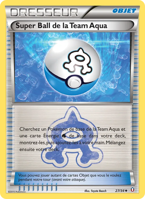 Super Ball de la Team Aqua Double Danger 27/34