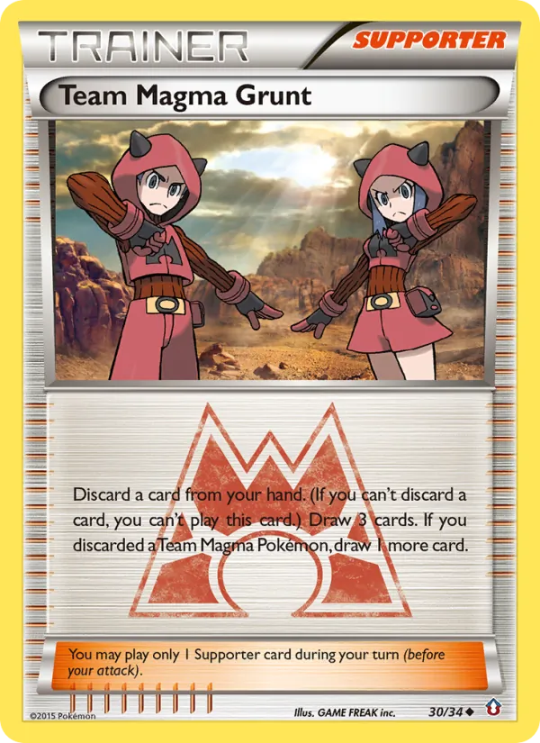 Team Magma Grunt Double Crisis 30/34