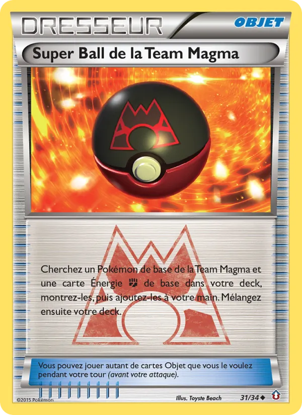 Super Ball de la Team Magma Double Danger 31/34