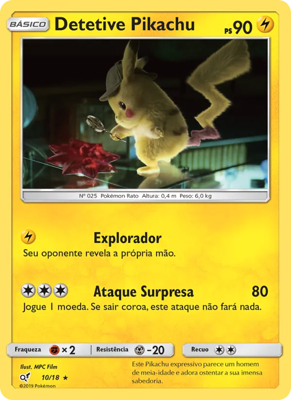 Detective Pikachu Detetive Pikachu 10/18