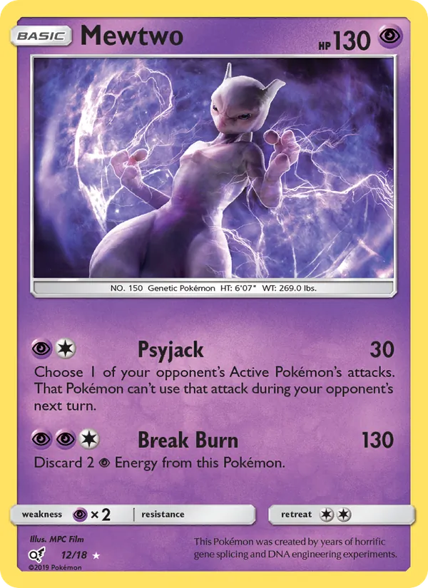 Mewtwo Détective Pikachu 12/18