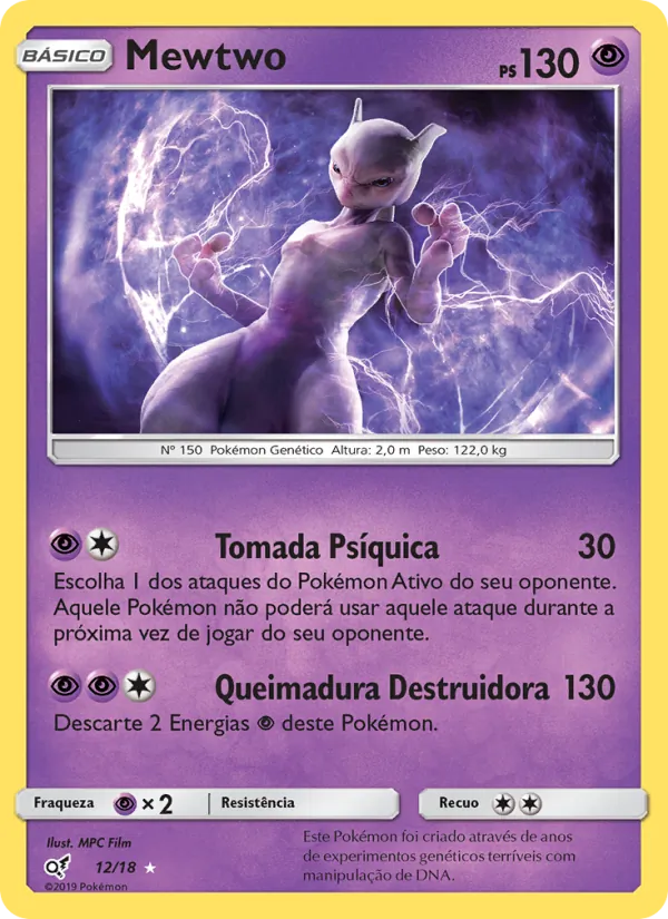 Mewtwo Detetive Pikachu 12/18