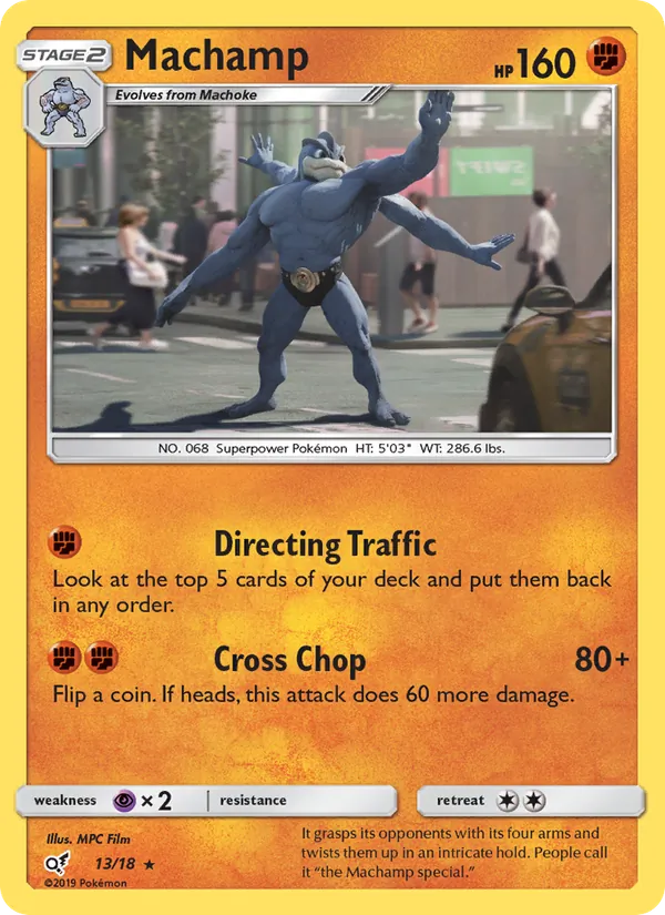 Machamp Detective Pikachu 13/18