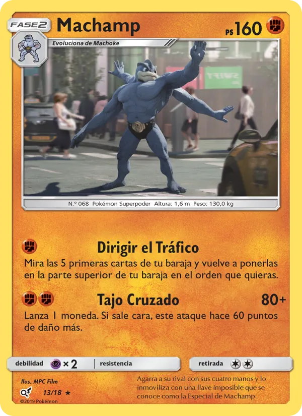 Machamp Detective Pikachu 13/18