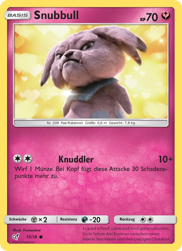 Snubbull Meisterdetektiv Pikachu 15/18