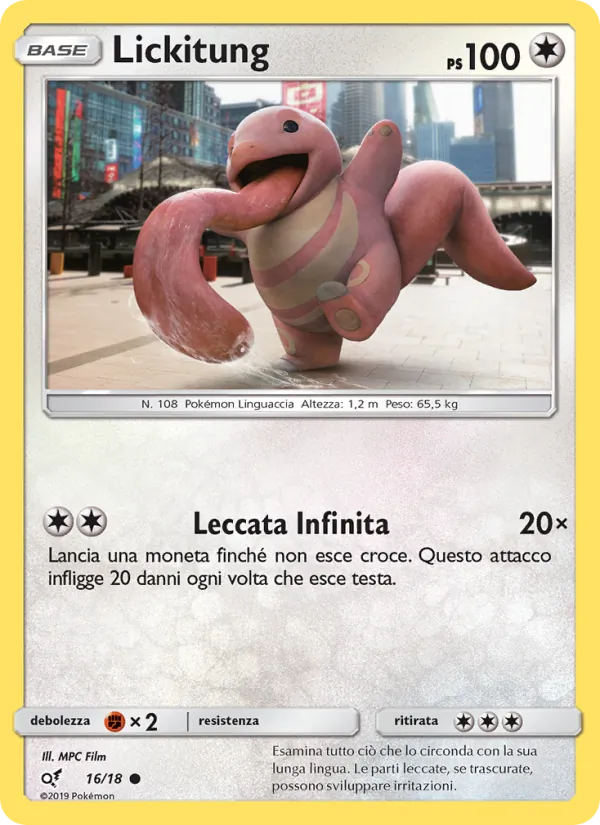 Lickitung Detective Pikachu 16/18