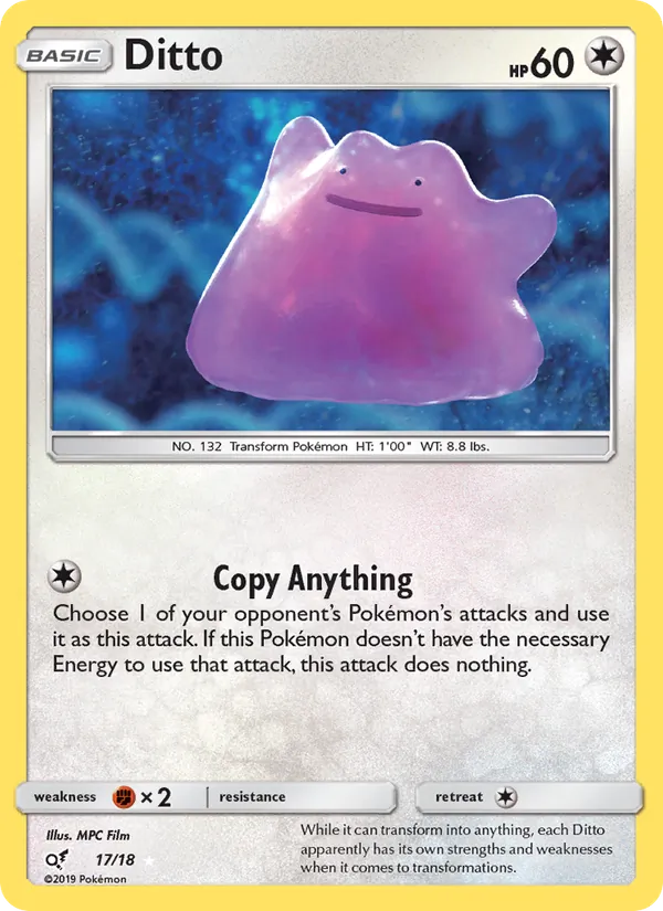 Ditto Detective Pikachu 17/18