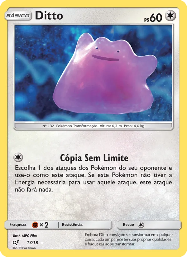 Ditto Detetive Pikachu 17/18
