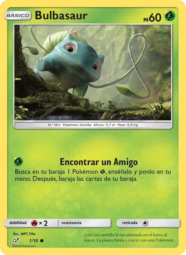 Bulbasaur Detective Pikachu 1/18