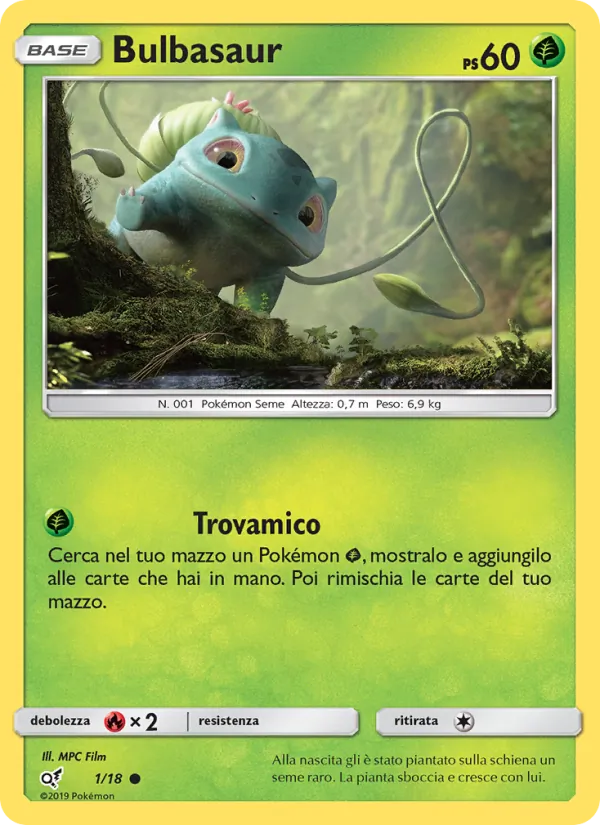 Bulbasaur Detective Pikachu 1/18