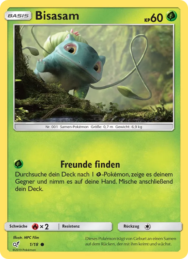 Bisasam Meisterdetektiv Pikachu 1/18