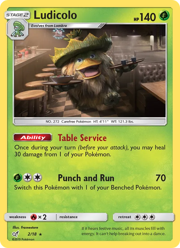 Ludicolo Detective Pikachu 2/18