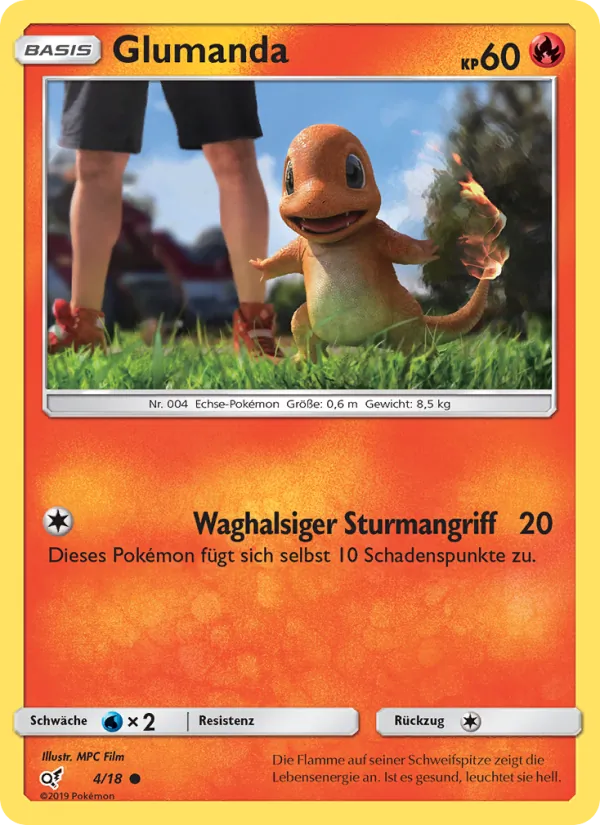 Glumanda Meisterdetektiv Pikachu 4/18