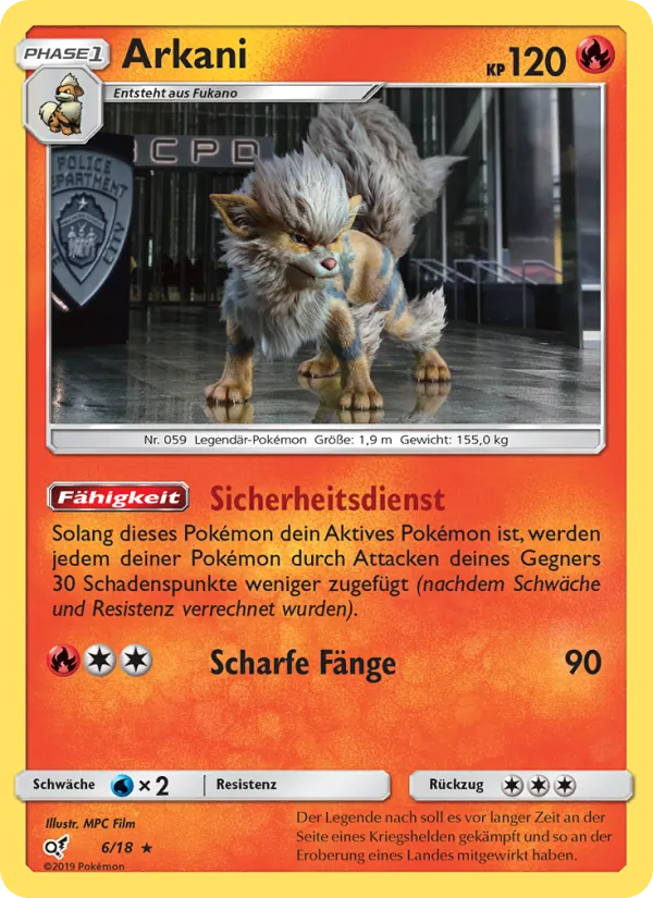 Arkani Meisterdetektiv Pikachu 6/18