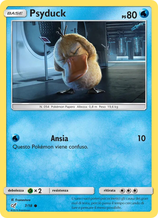 Psyduck Detective Pikachu 7/18