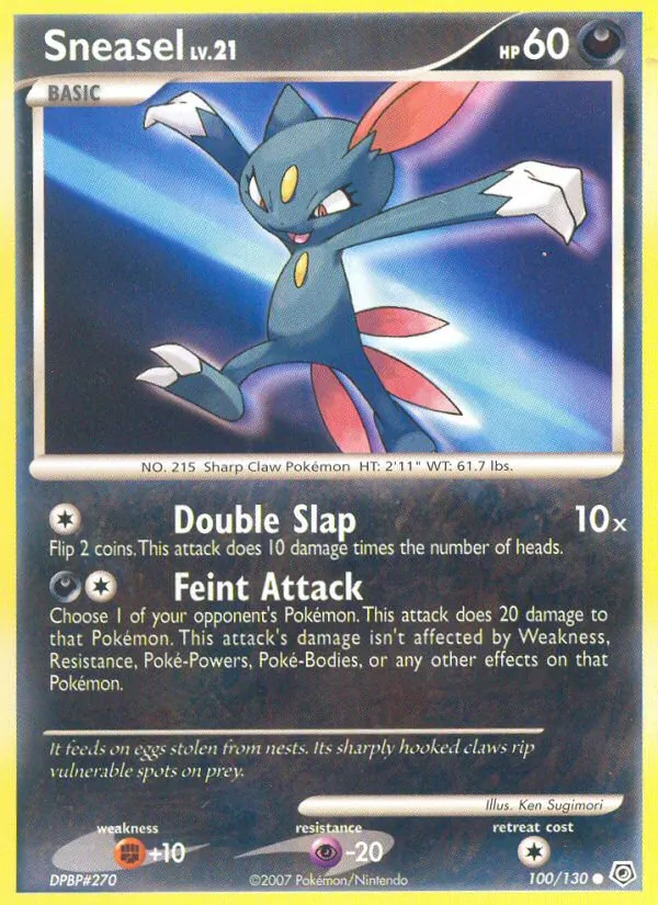 Sneasel Diamond & Pearl 100/130