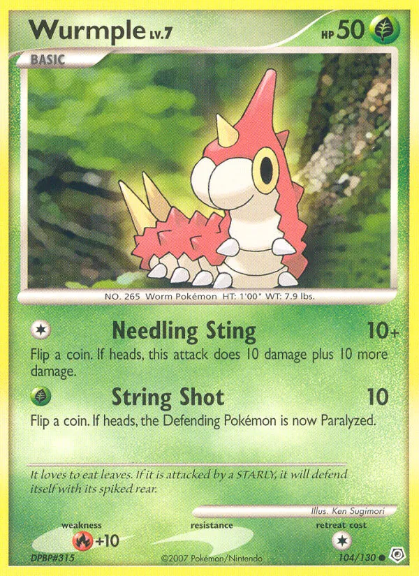 Wurmple Diamond & Pearl 104/130