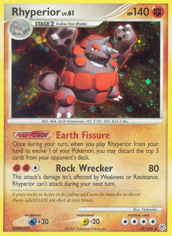 Rhyperior Diamond & Pearl 12/130