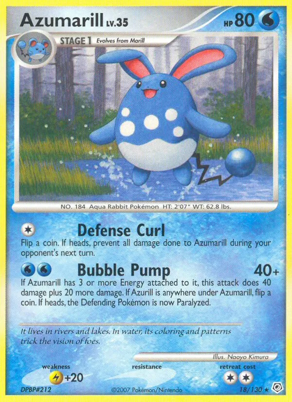 Azumarill Diamante & Pérola 18/130