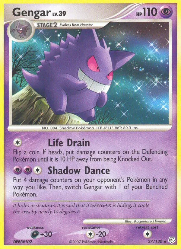Gengar Diamante & Perla 27/130