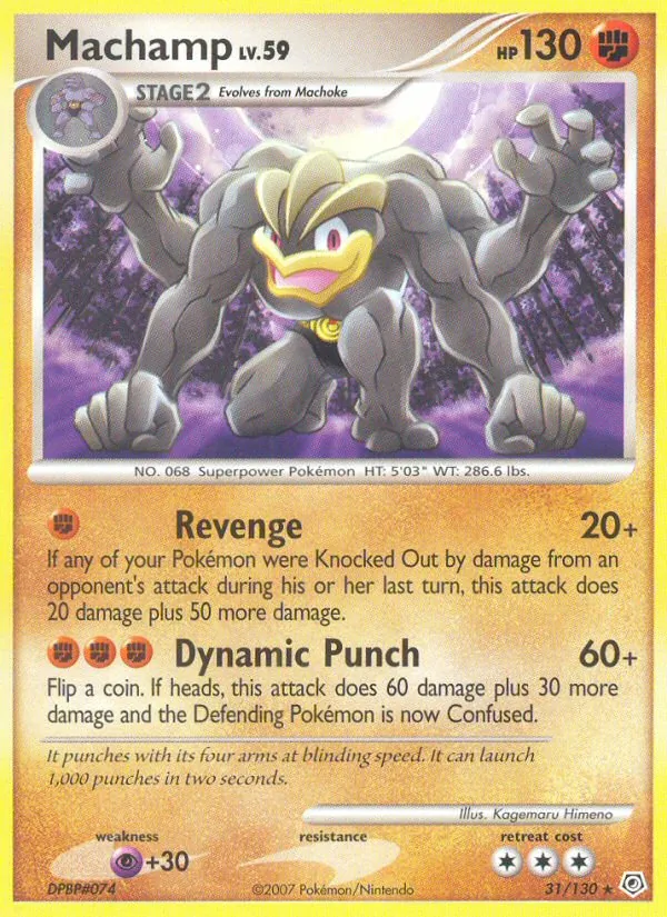 Machamp Diamante & Perla 31/130