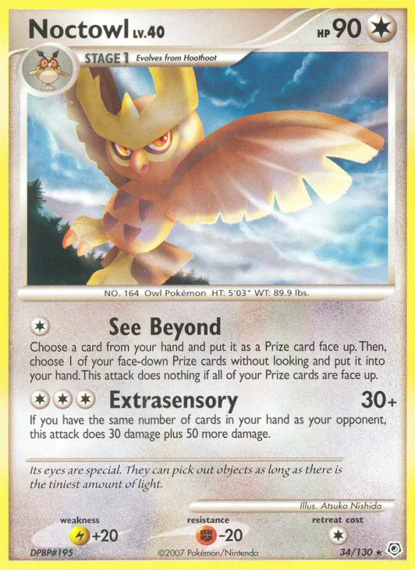 Noctowl Diamante & Perla 34/130