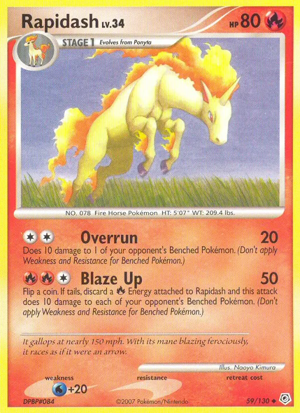 Rapidash Diamante & Pérola 59/130