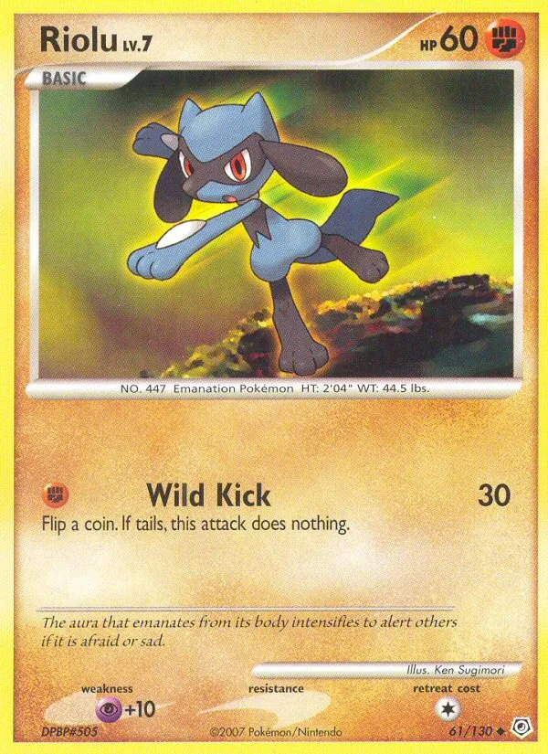 Riolu Diamond & Pearl 61/130