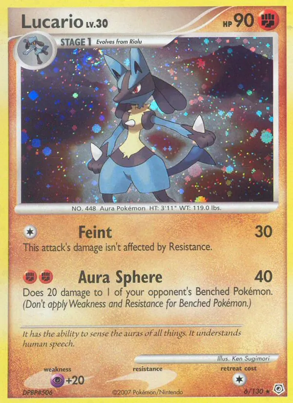 Lucario Diamante & Perla 6/130